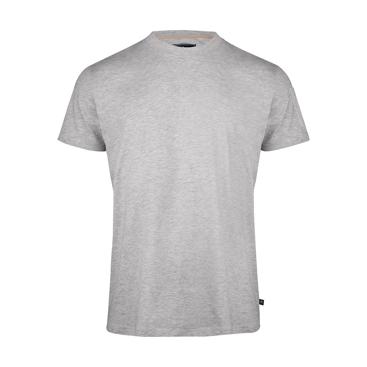 Ljusgrå T-shirt Texstar TS13 i storlek S