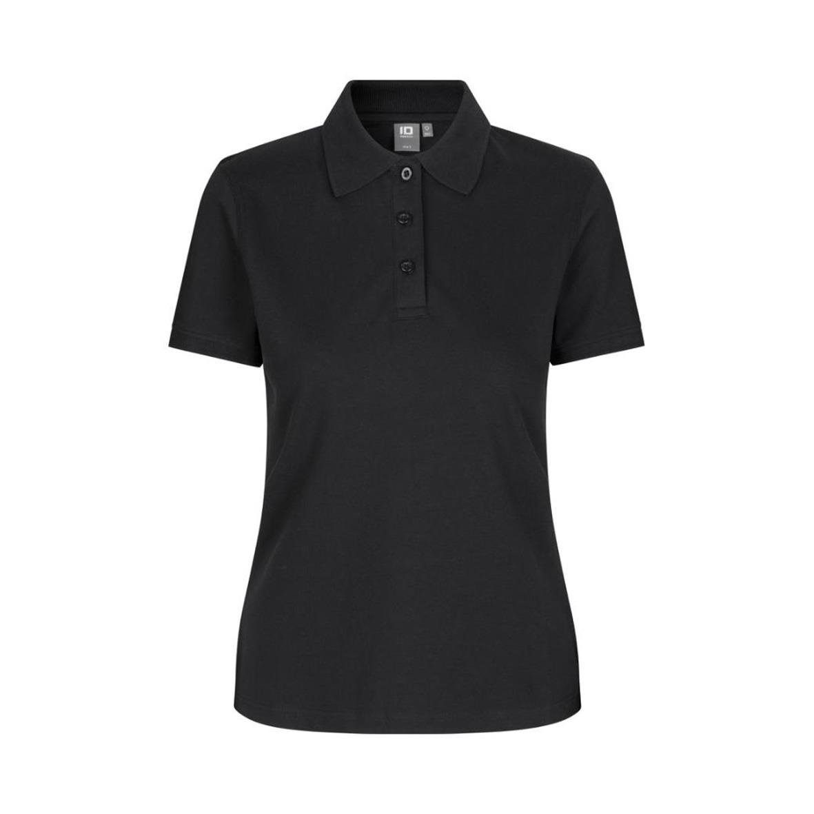 Svart dampikétröja i 2XL med krage och knappar