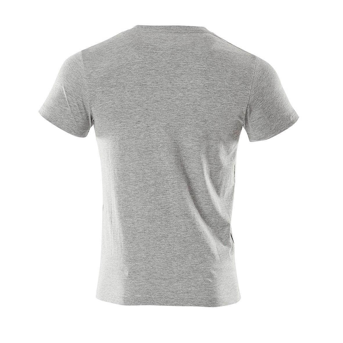 Gråmelerad T-shirt i storlek 2XL med enkel design