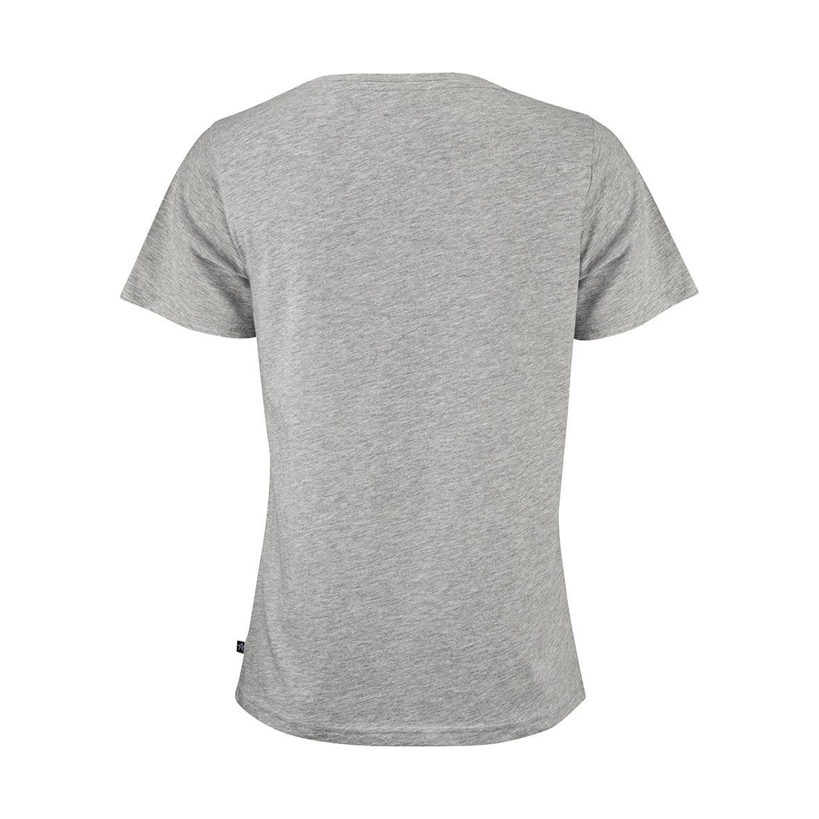 Ljusgrå T-shirt Texstar WT24 L sett bakifrån