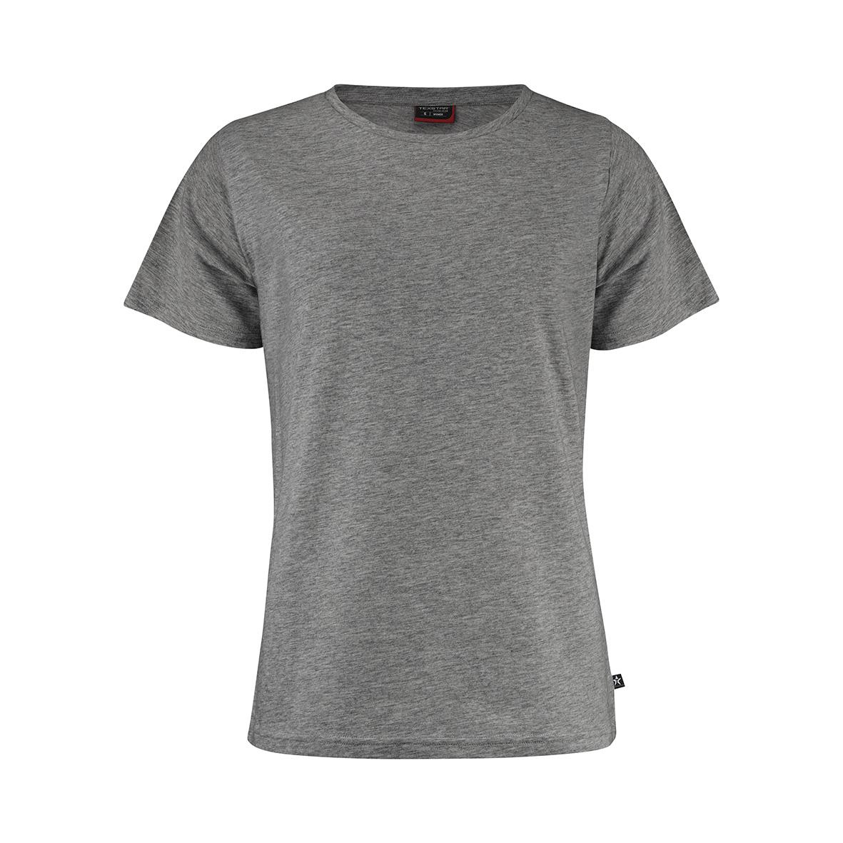 Grå T-shirt Texstar WT24 i storlek XS