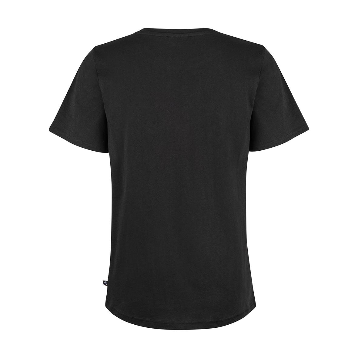 Svart T-shirt Texstar WT24 Dam 2XL sett bakifrån