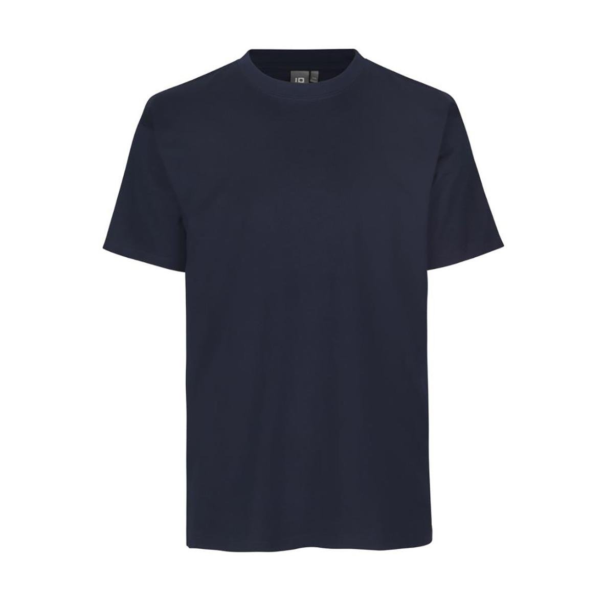 Mörkblå T-shirt i marin färg, kort ärm, enkel design, storlek XS