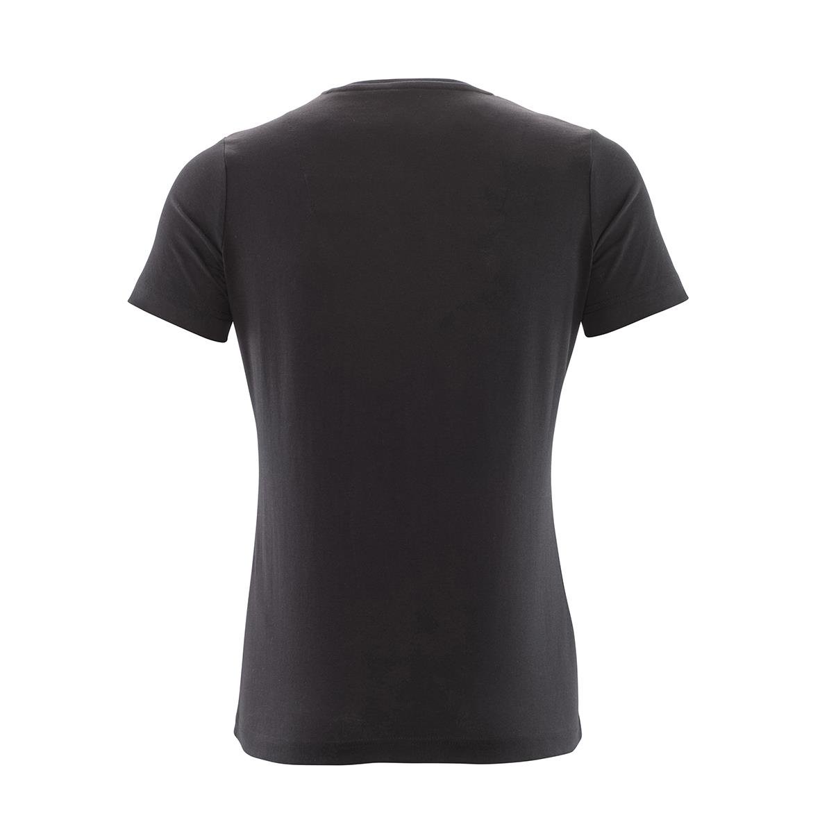 Svart T-shirt i 2XL storlek med mascottryck bakifrån