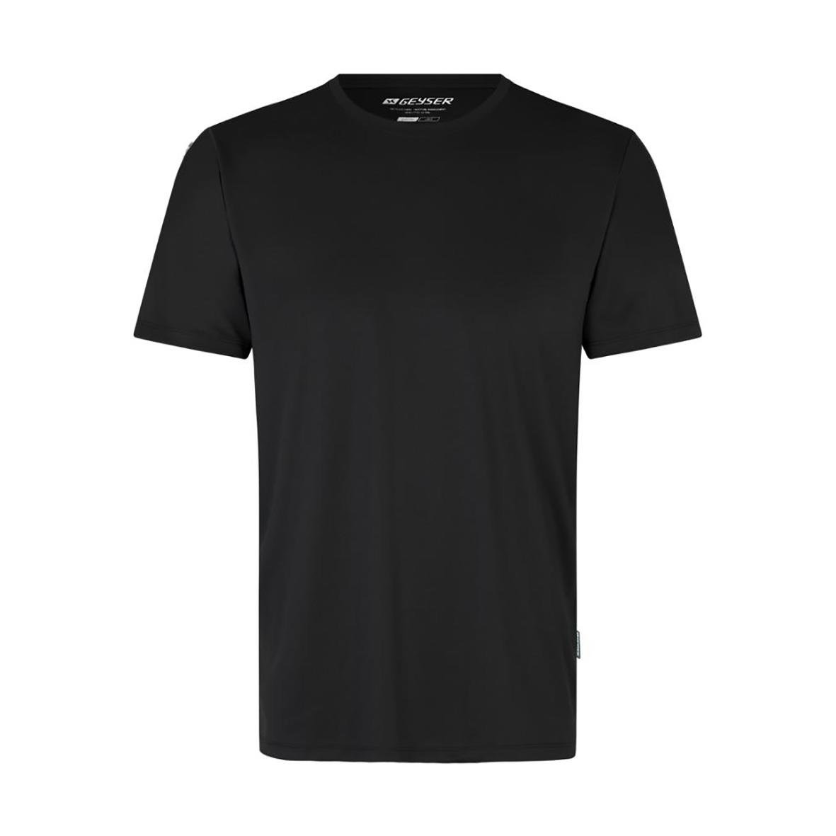 Svart T-shirt Geyser G21040 Funktion i storlek Small