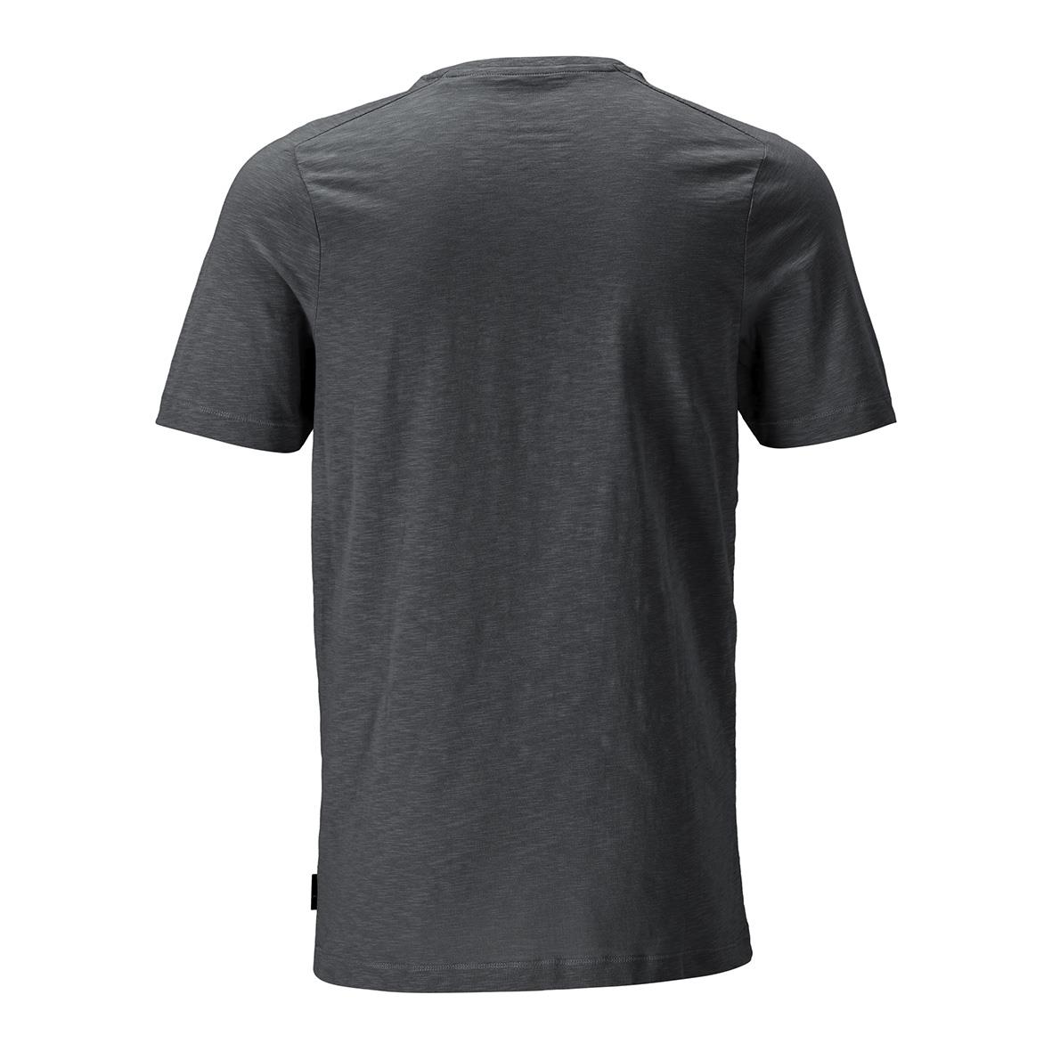 Stengrå T-shirt i storlek XS med kort ärm, sett bakifrån