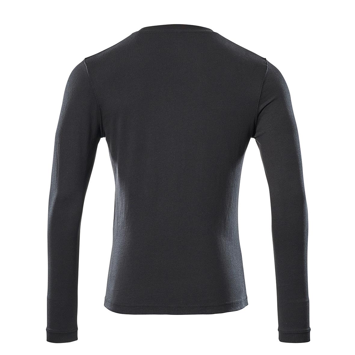 Svart långärmad T-shirt för män i storlek L