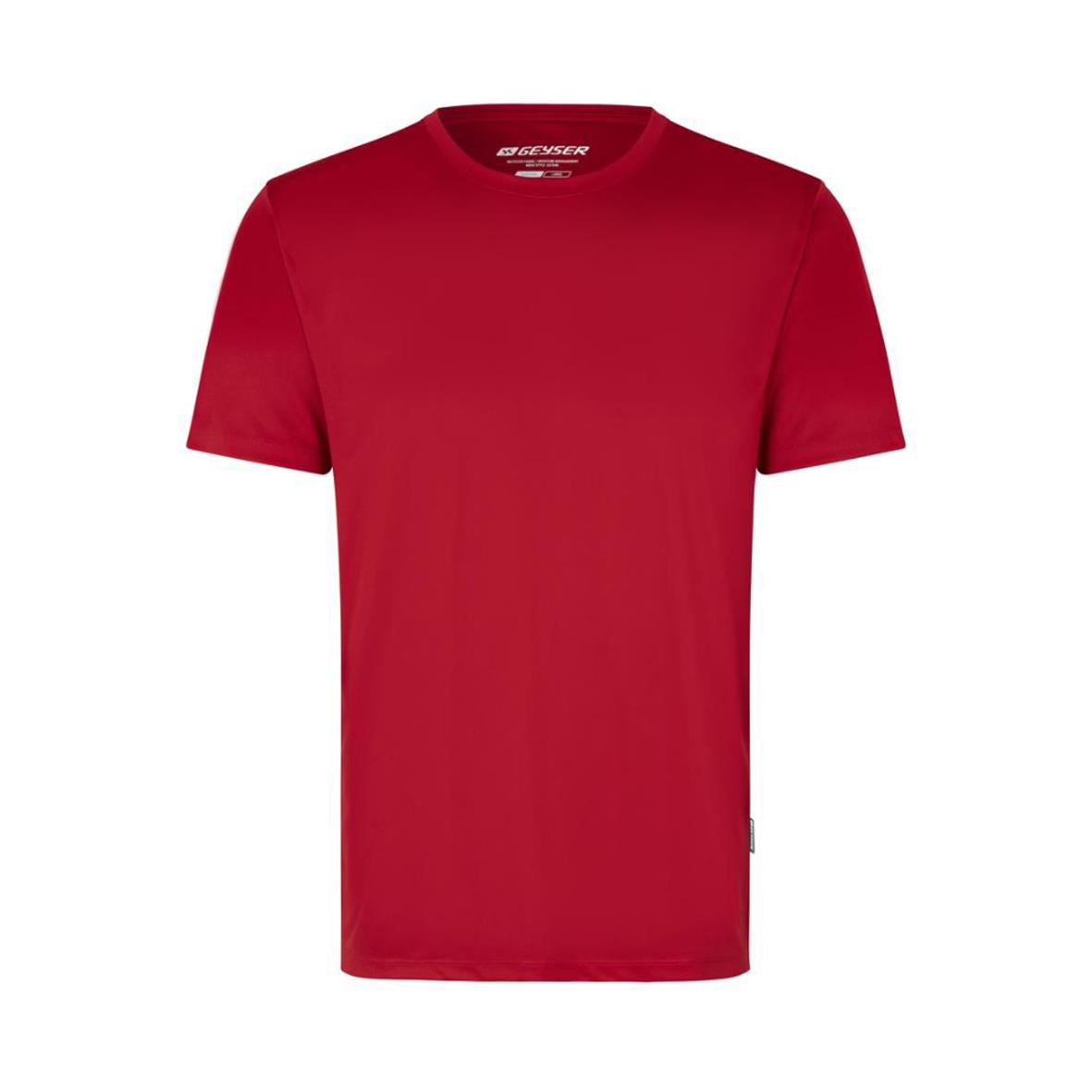 Röd T-shirt Geyser G21040 Funktion M