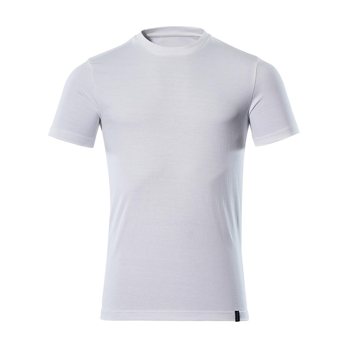 Vit T-shirt i premium performance material, storlek 2XL