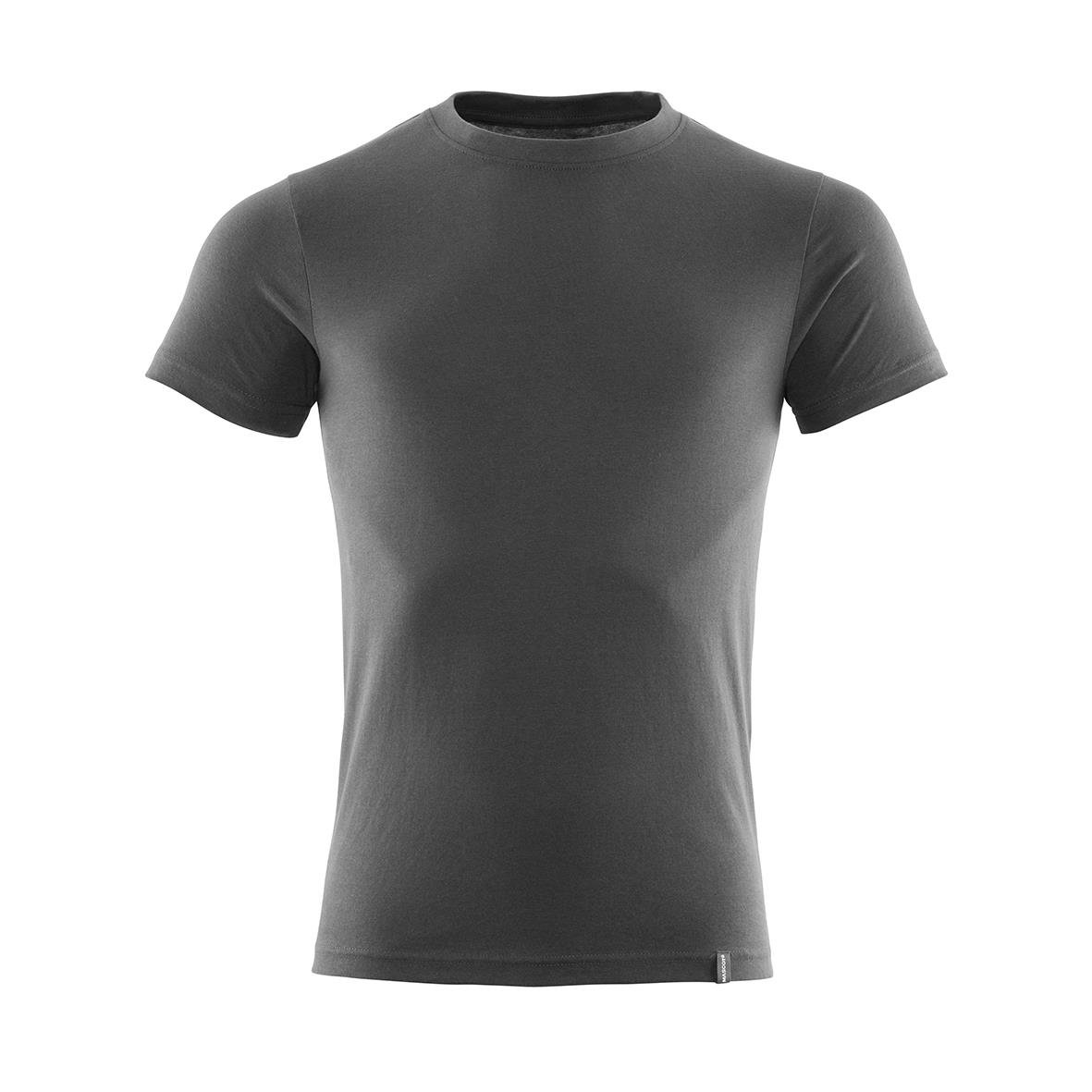 Grå T-shirt i storlek XS med rund hals och korta ärmar