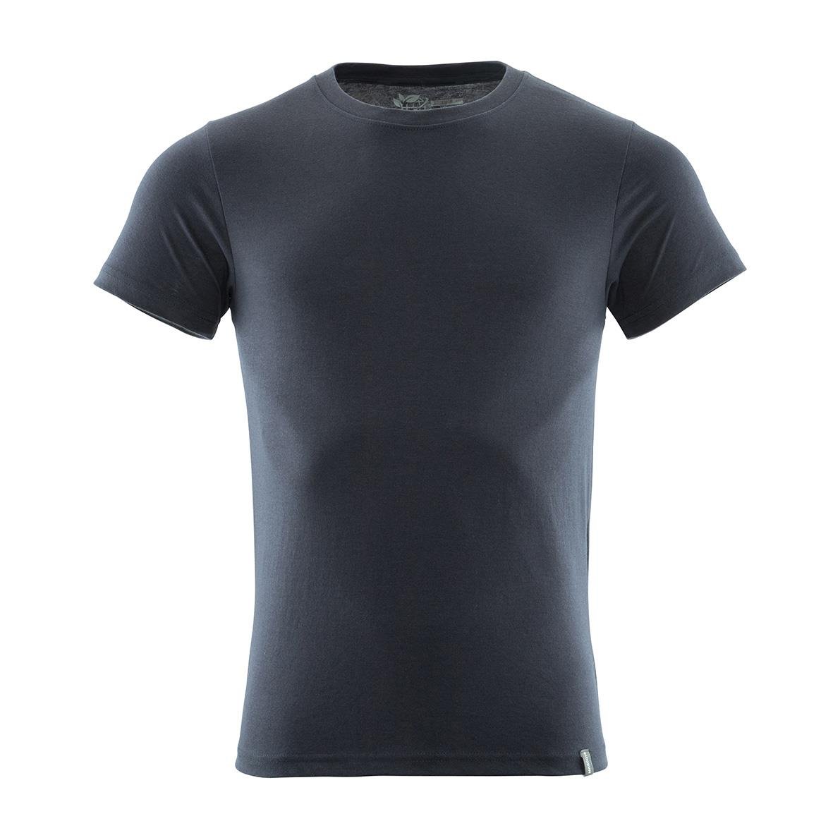 Mörkblå t-shirt i marin färg, kortärmad, slim fit, premium kvalitet, storlek XS