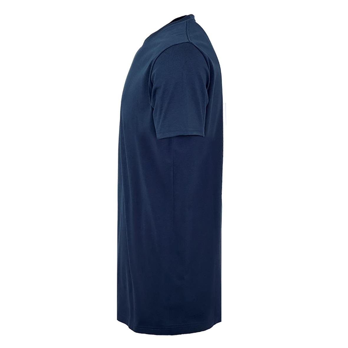 Navyblå T-shirt Texstar TS27 Heavy i storlek XXS sett från sidan