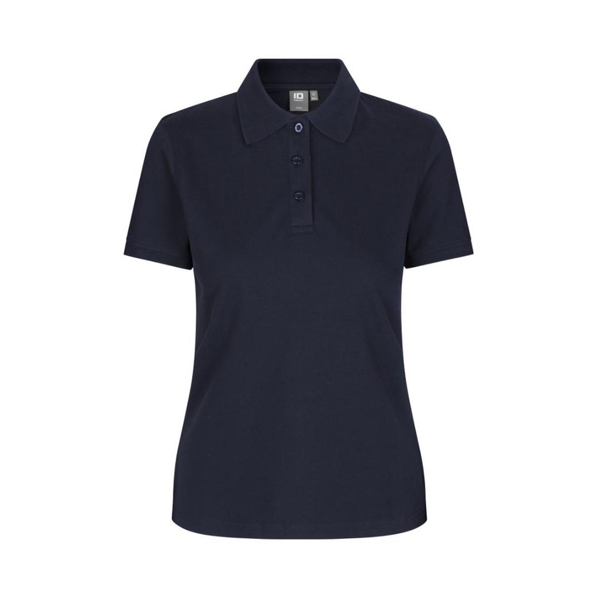 Marinblå pikétröja för dam i storlek XS