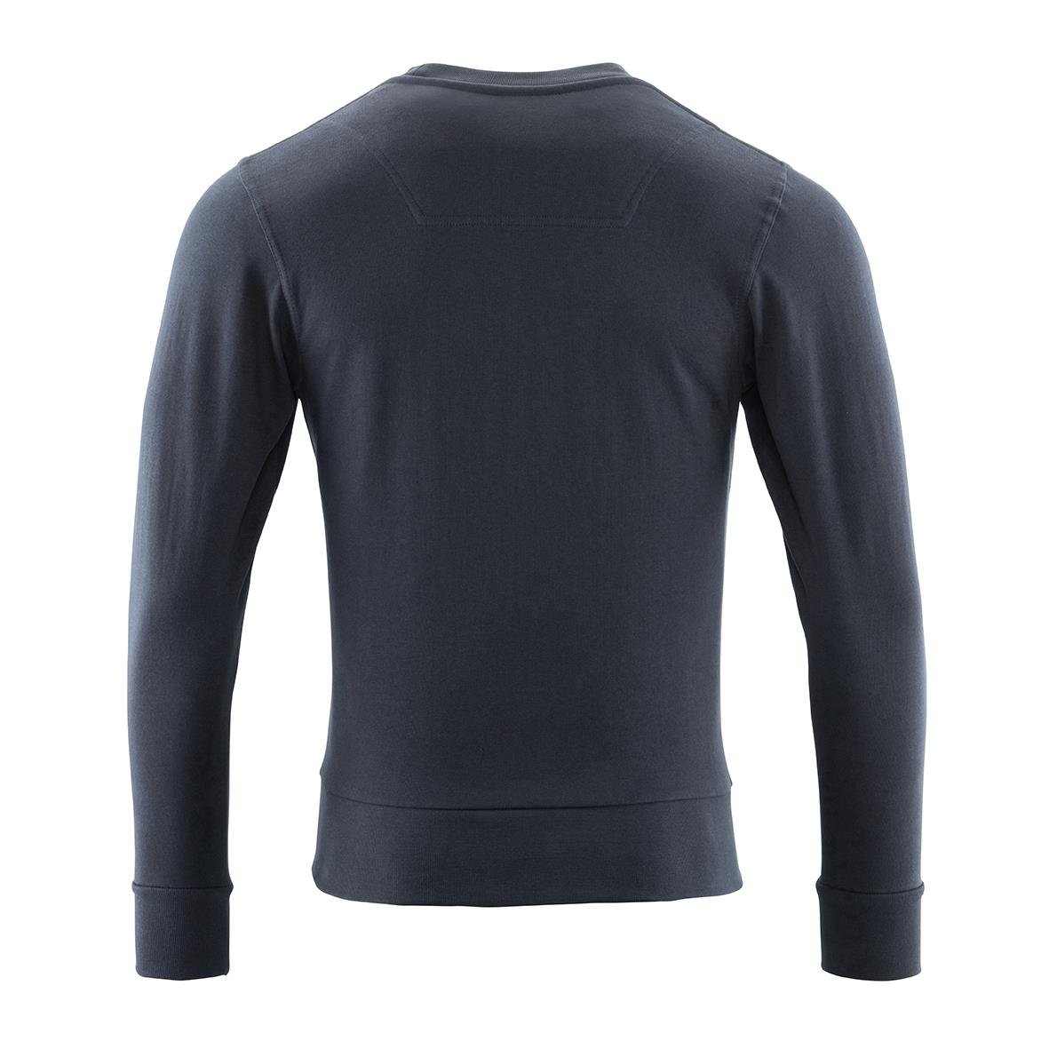 Mörk marin sweatshirt i storlek 2XL sett bakifrån