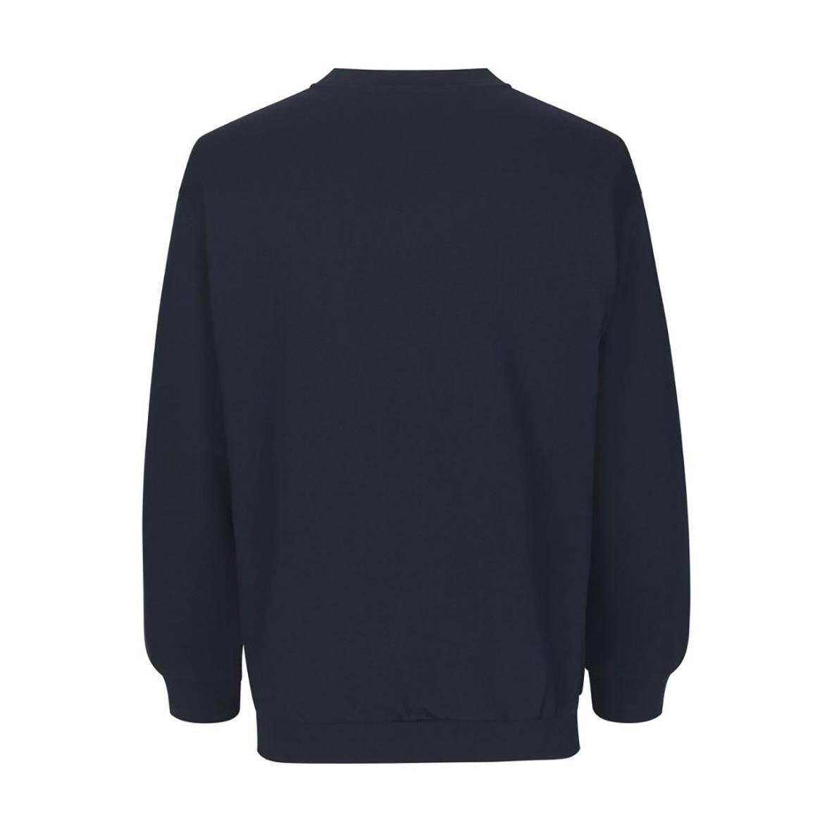 Marinblå sweatshirt i XS storlek med rund hals och långa ärmar
