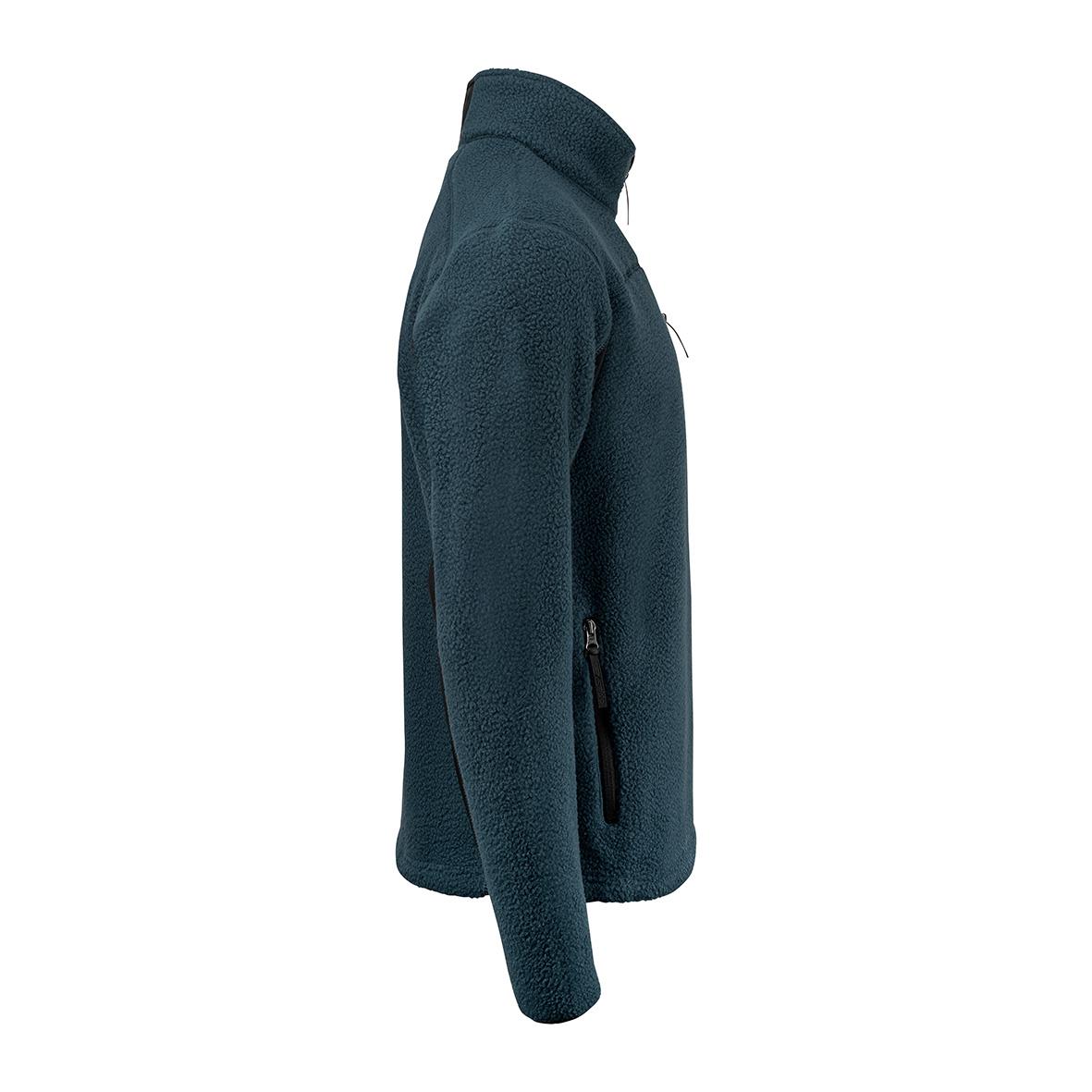 Blå och svart fleecejacka Texstar FJ85 i storlek XL