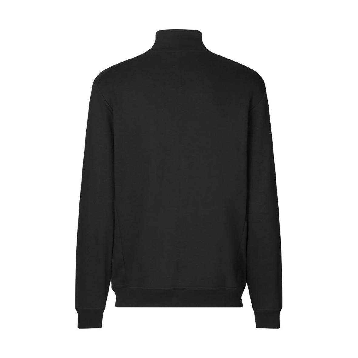 Svart sweatshirt med hög krage i storlek XS från Pro Wear