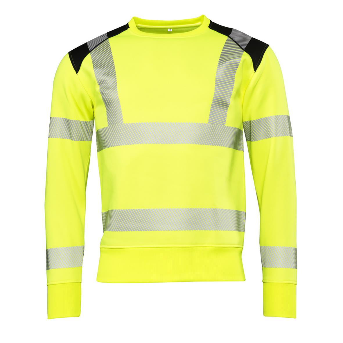 Sweatshirt Worksafe 5710360 Varselgul/Svart