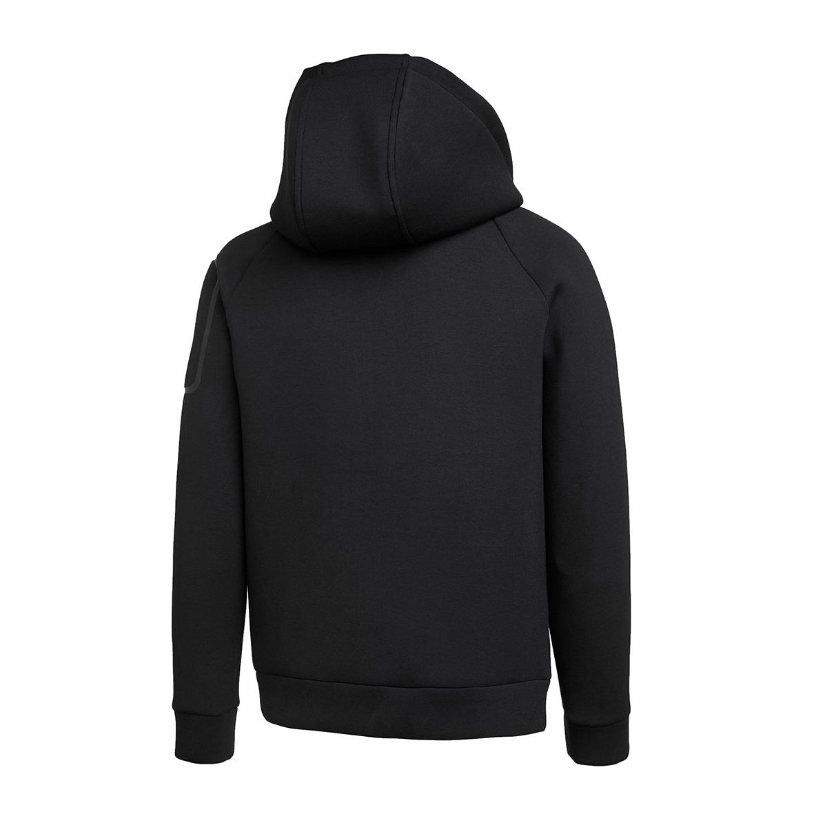 Svart hoodie med huva, modell Matterhorn Paccard i storlek XL