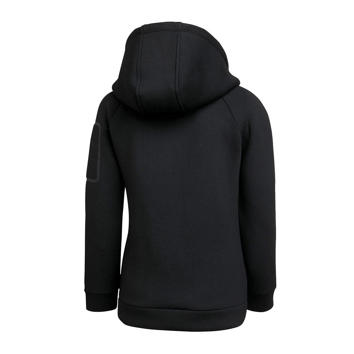 Svart hoodtröja Matterhorn Paccard Dam med huva och lång ärm