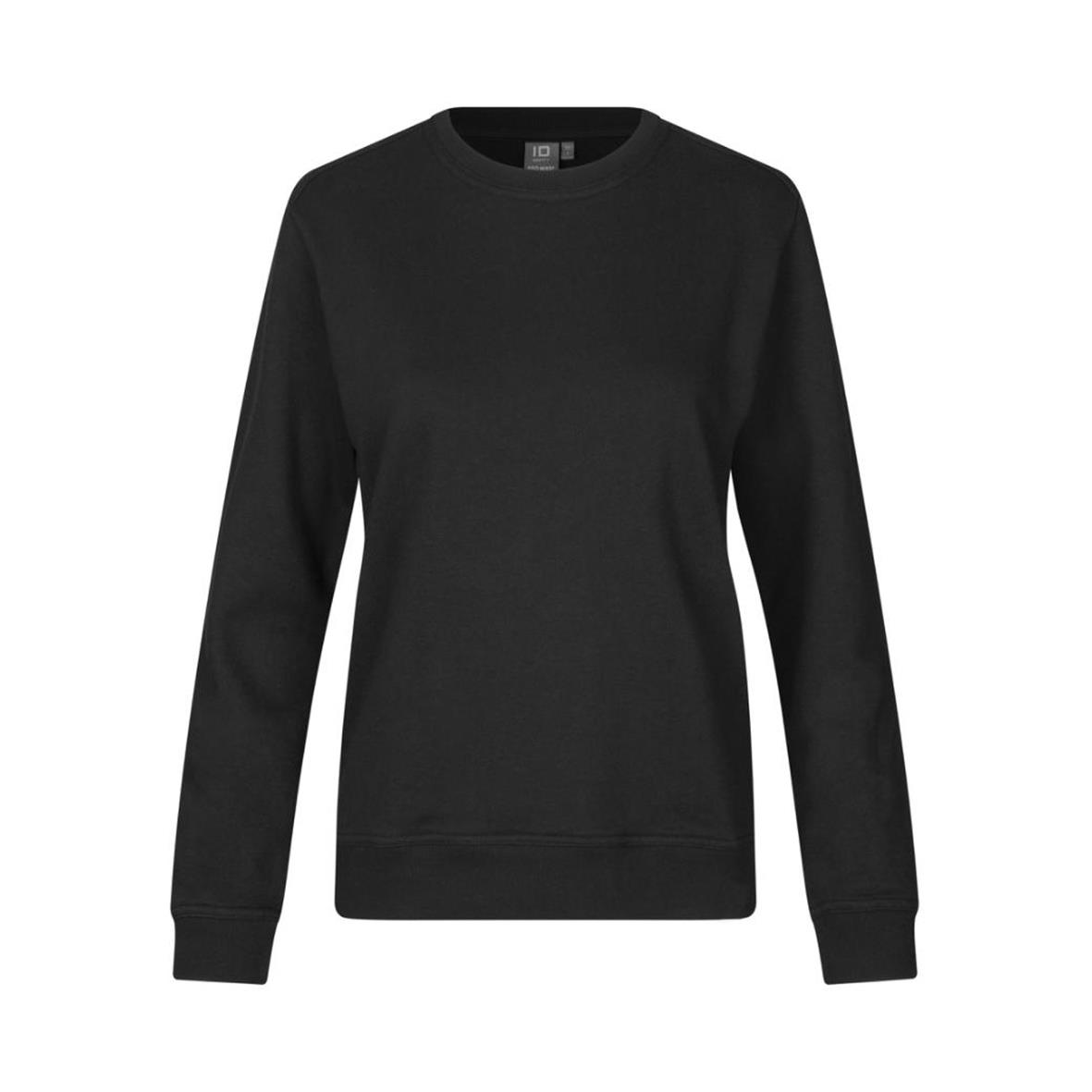 Svart sweatshirt i storlek XS från Pro Wear Dam