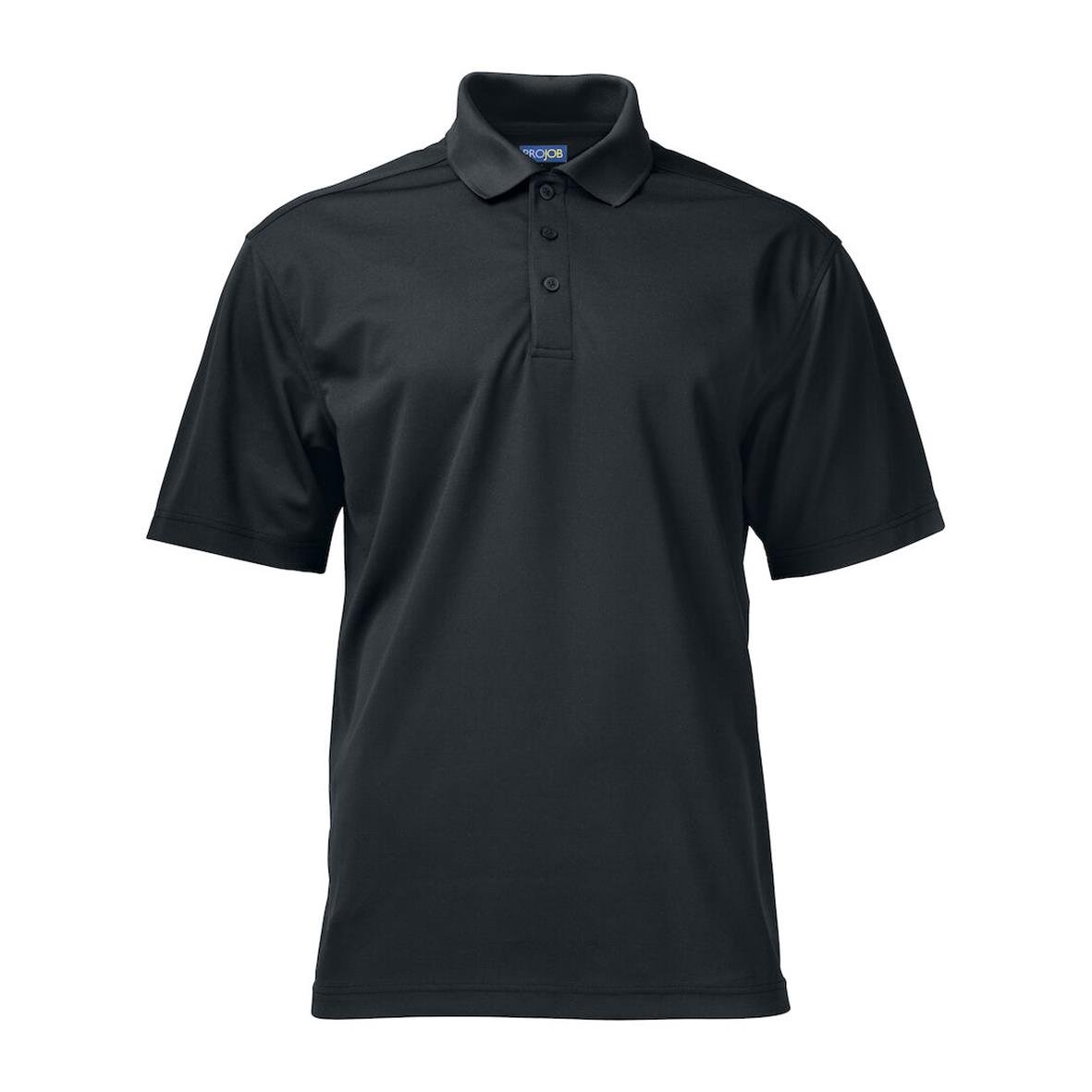 Svart funktionspiké i storlek XS med krage och knappar