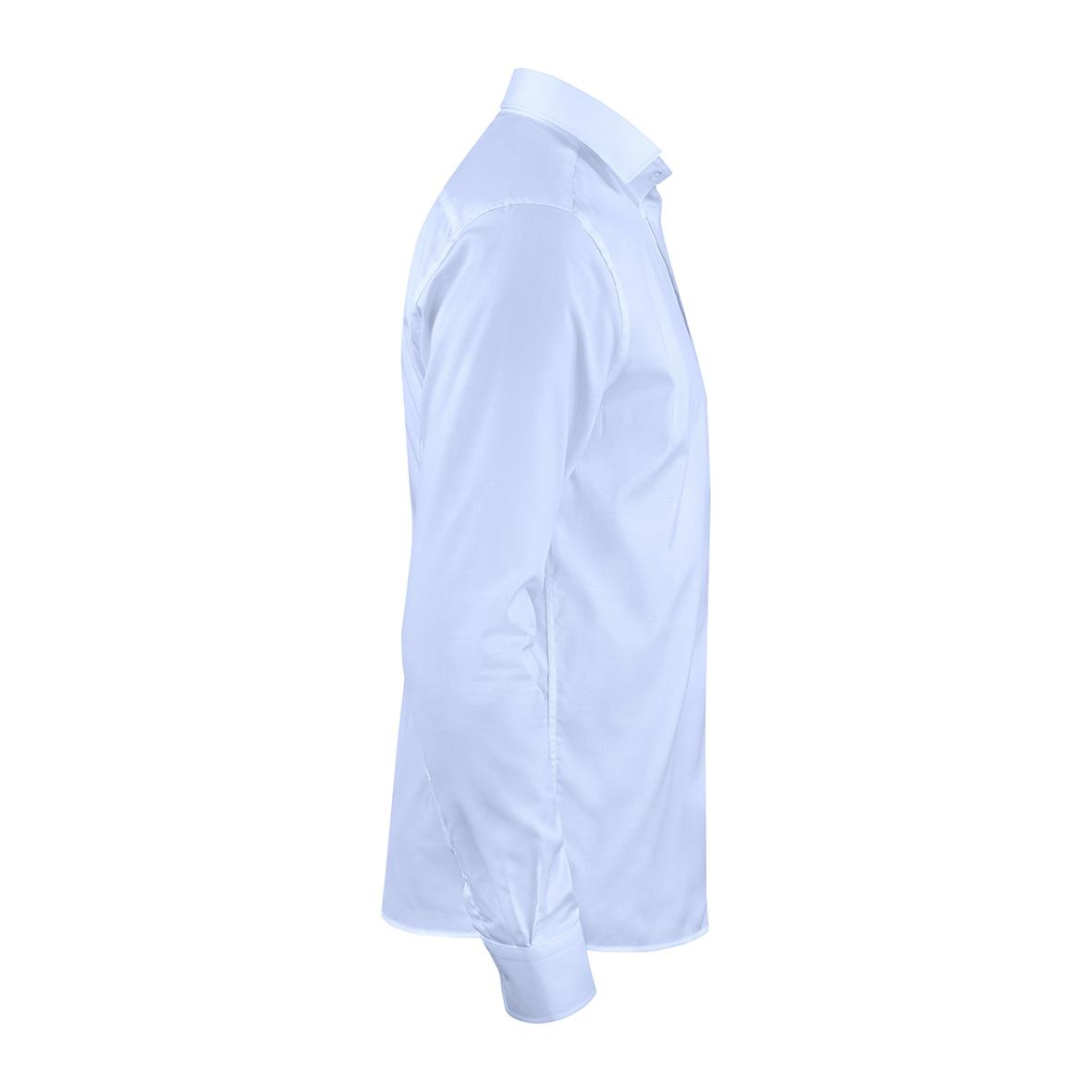 Ljusblå skjorta Texstar SH26 i storlek XL visad från sidan