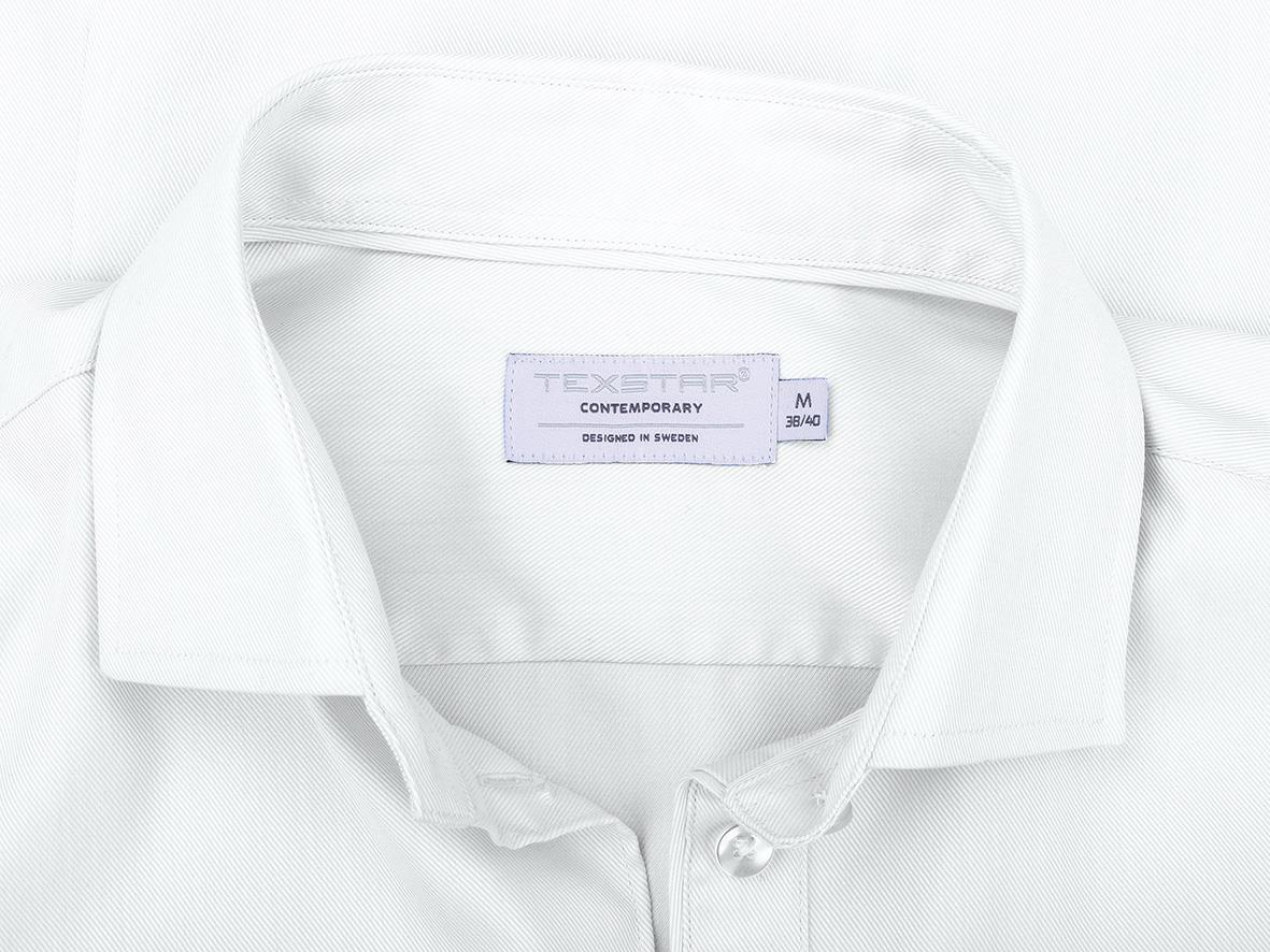Vit skjorta Texstar WS26 Dam XL med krage och knappar