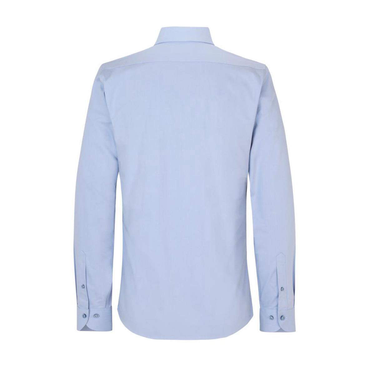 Ljusblå skjorta från Seven Seas S51 Hybrid Slim, långärmad med knappar på ärmarna