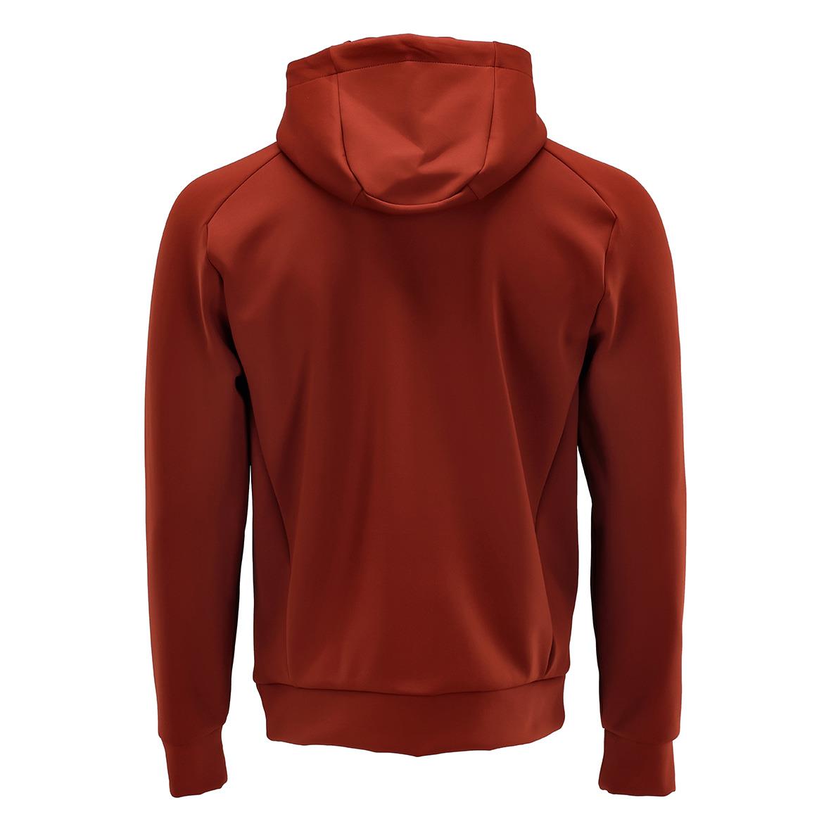 Röd fleece-tröja med huva från Mascot i storlek XL