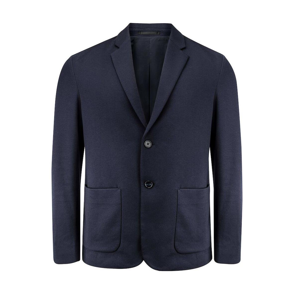 Marinblå casual blazer från J.Harvest & Frost med två knappar och stora framfickor