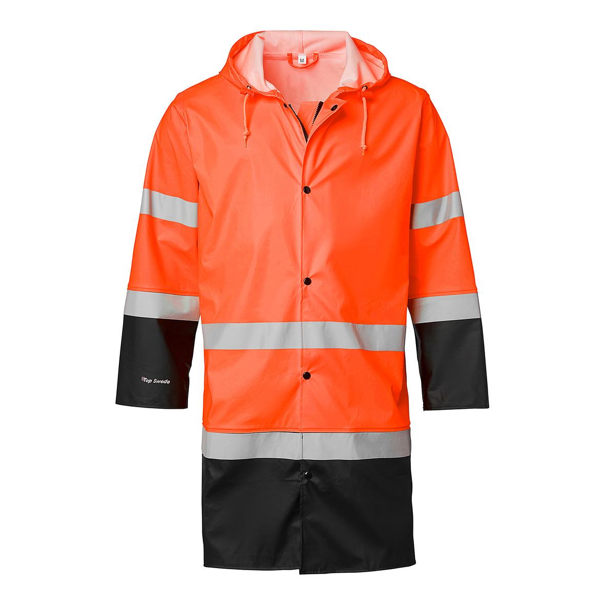 Regnjacka Top Swede 181 Varselorange/Svart