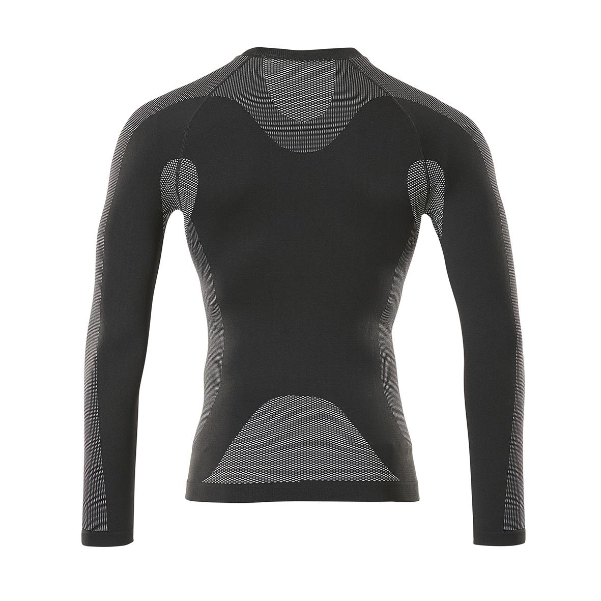 Svart underställströja Mascot 50563-936 med meshdetaljer och lång ärm, storlek S-M