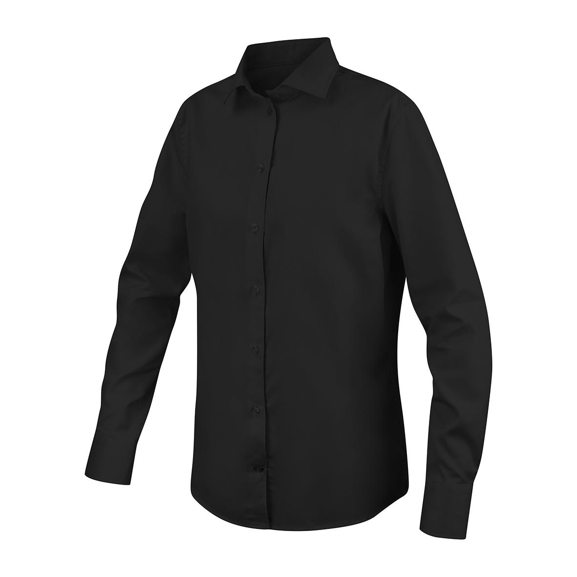 Svart skjorta Texstar WS26 i liten storlek XS