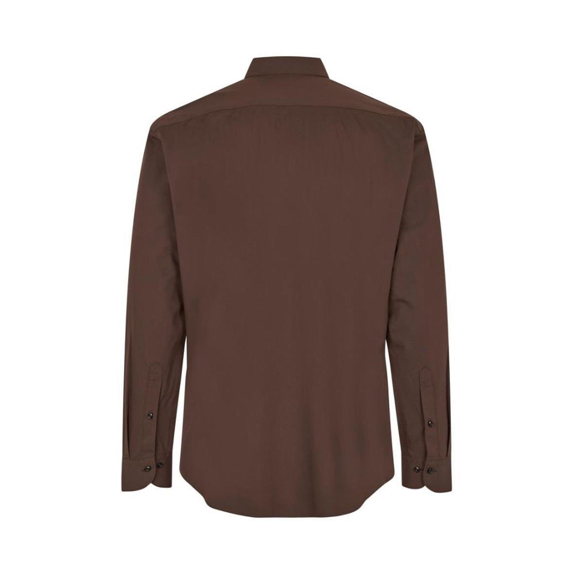 Brun skjorta Seven Seas S50 Hybrid Mocka M sett bakifrån