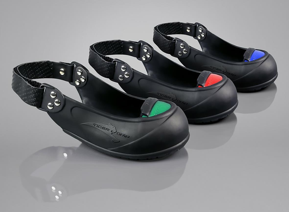 Skyddståhätta Tiger Grip besökare svart/röd stl 39-43