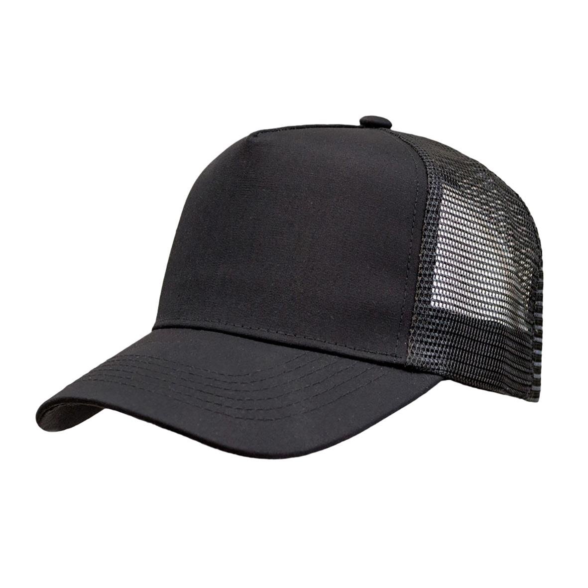 Svart truckerkap med Eagle 306 Chippen-tryck och mesh bakdel