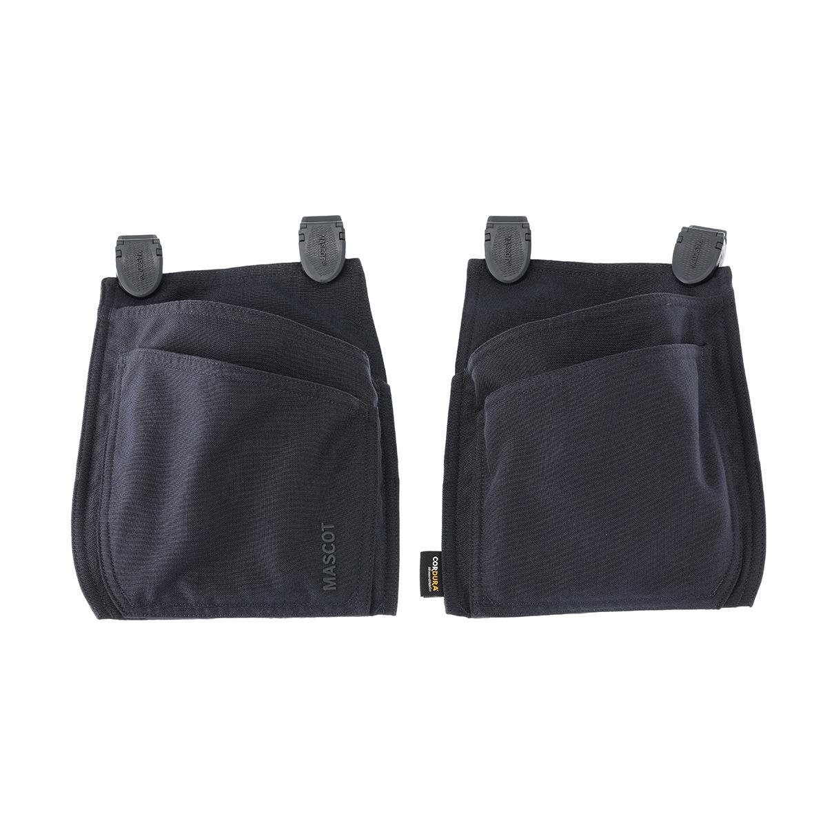 Hängfickor Mascot 24050-012 Mörk Marin, två svarta fickor med klämmor