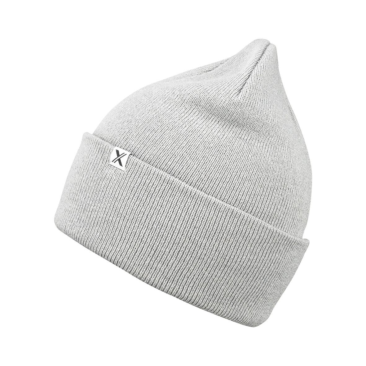 Ljusgrå mössa Texstar AC21 One Size med liten logga