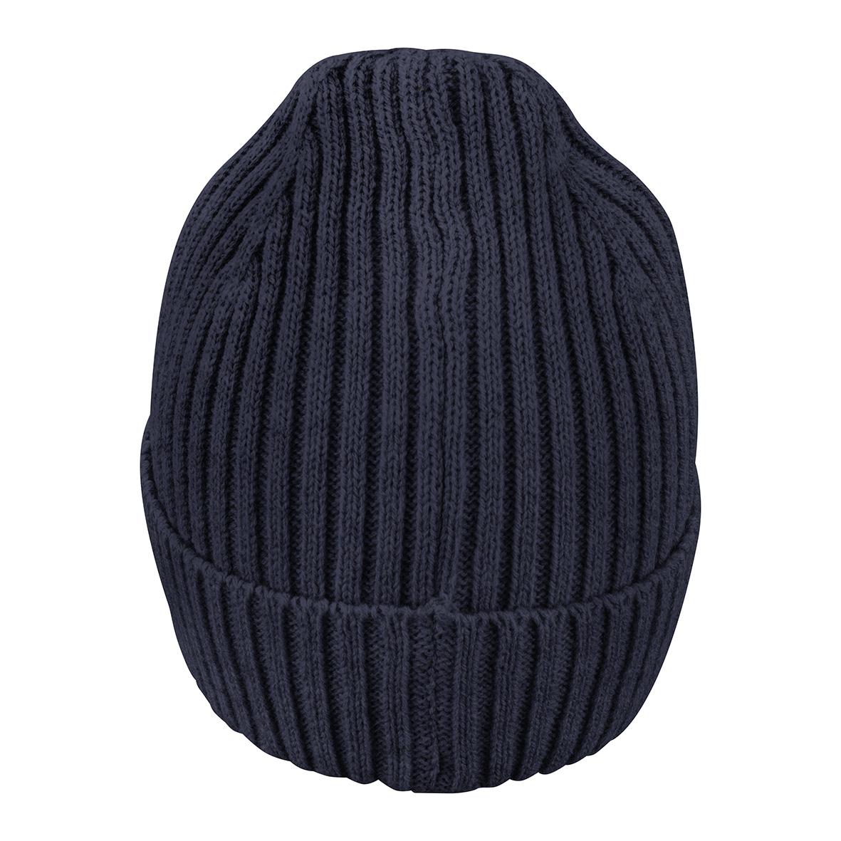 Marinblå stickad mössa Texstar AC20 One Size