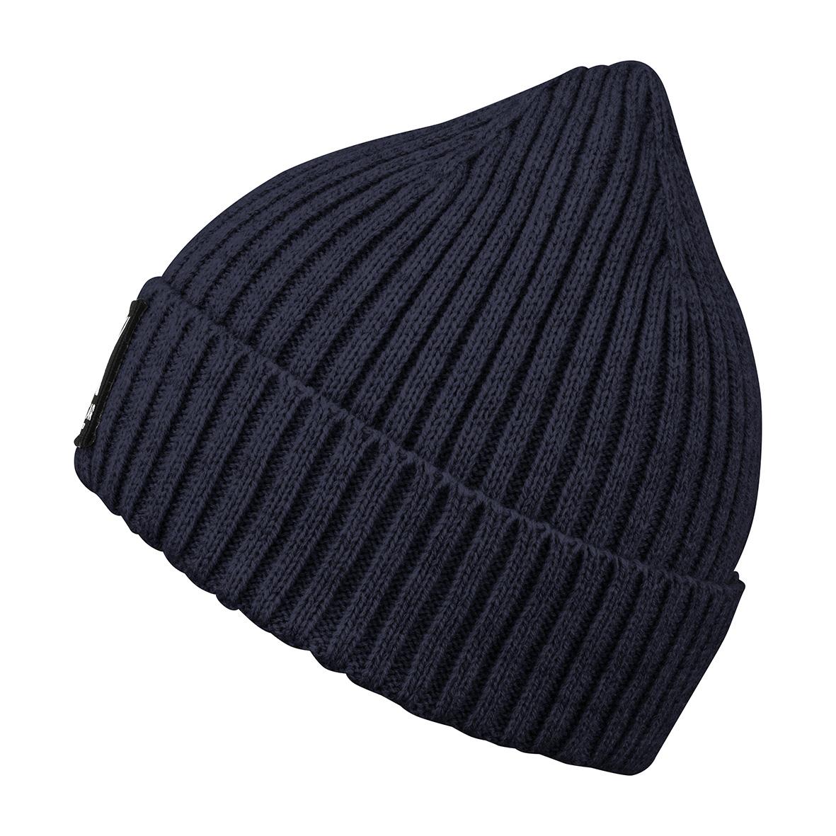 Mörkblå ribbad mössa Texstar AC20 Marin One Size