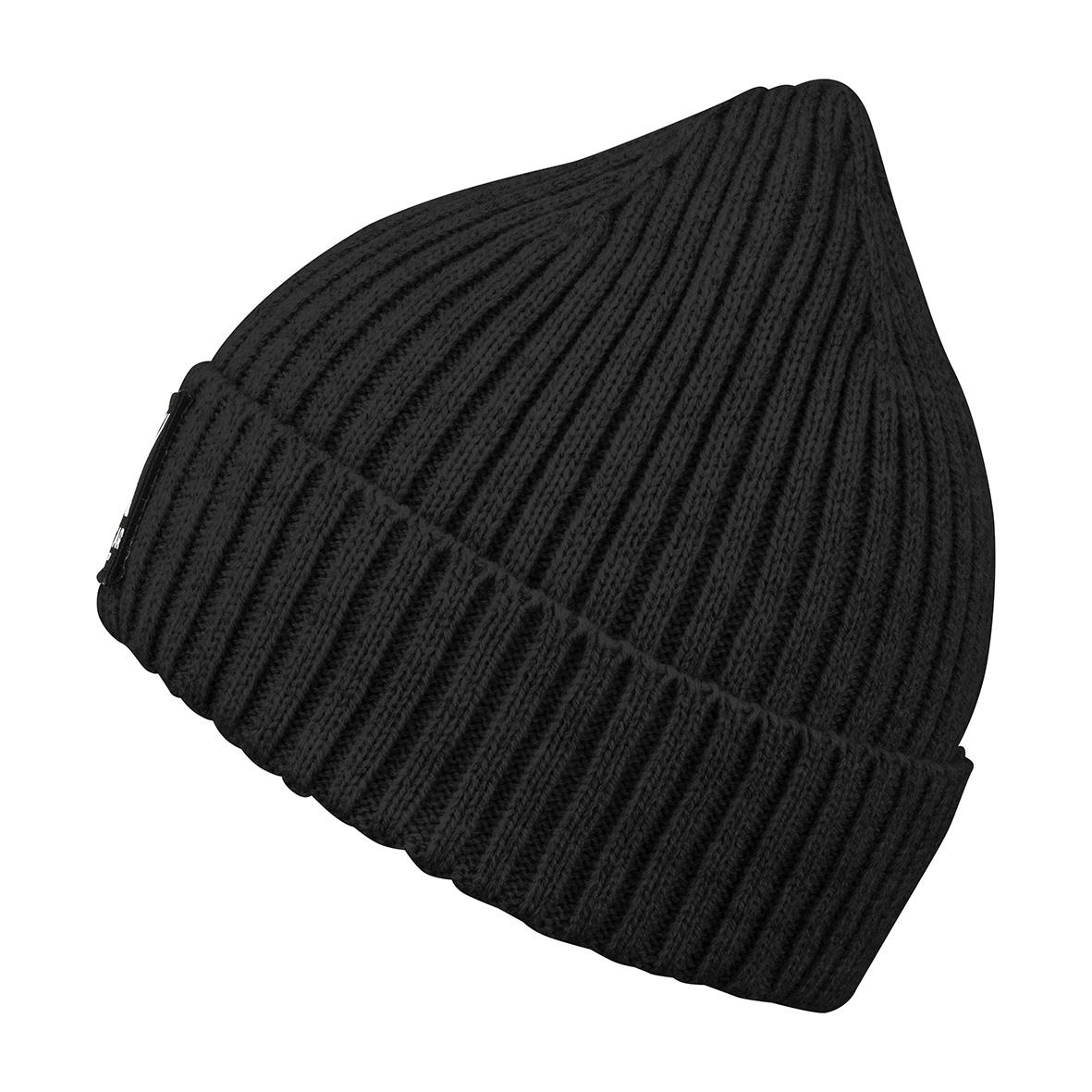 Svart ribbad mössa Texstar AC20 i one size