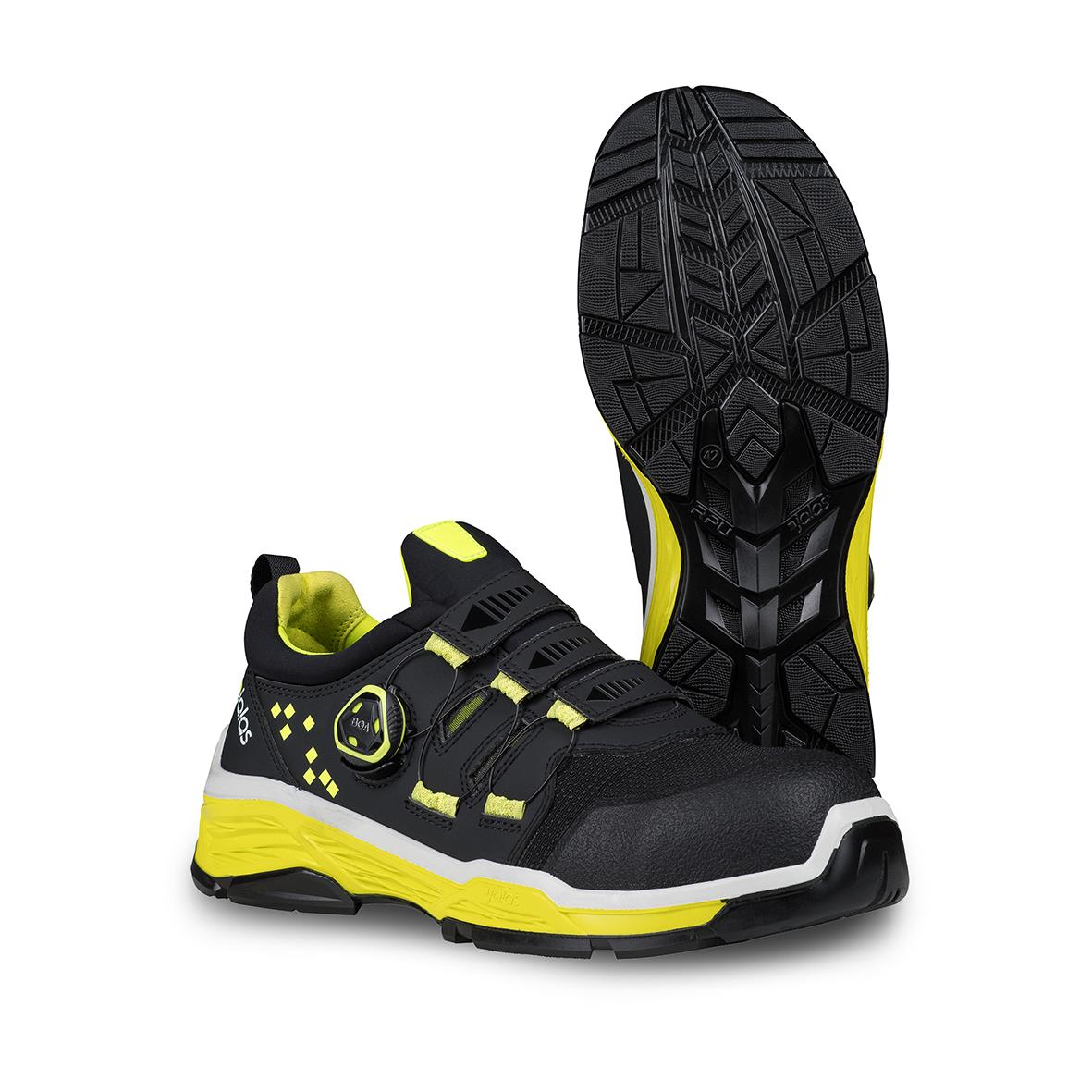 Svarta och gula skyddsskor Jalas TIO 2058 i storlek 35