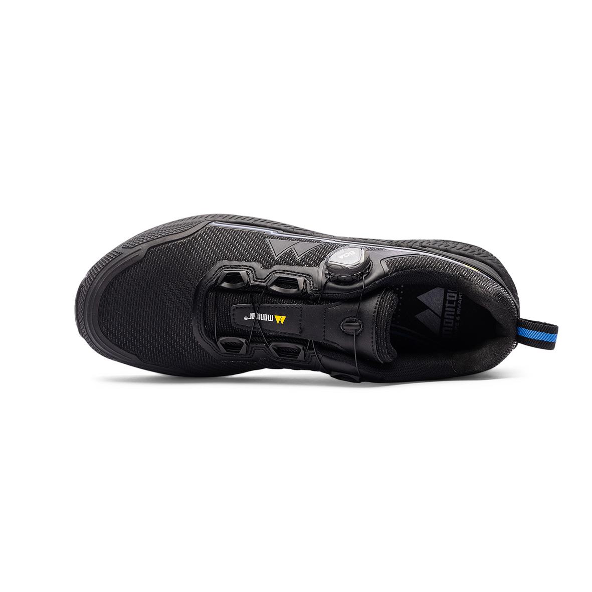 Svart skyddssko Monitor Paradox M 1000889 sett från ovan