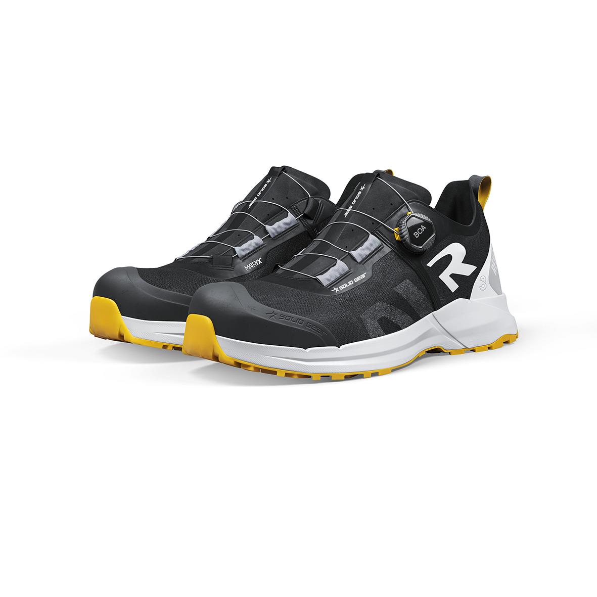 Skyddsko Solid Gear SG78001 Revo 3 Air Low Sva/gul 35 92105263