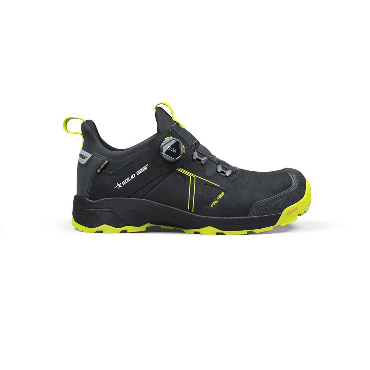 Skyddsko Solid Gear SG80018 Vapor 3 GTX Low Sva/Gul