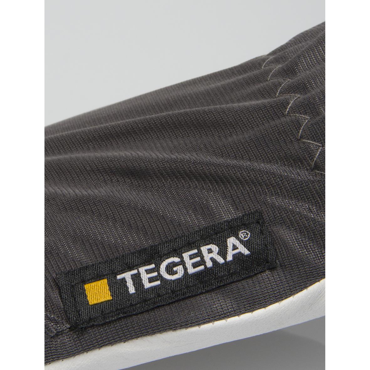 Montagehandske Tegera 114 Getnarv i svart med svart och gul logo