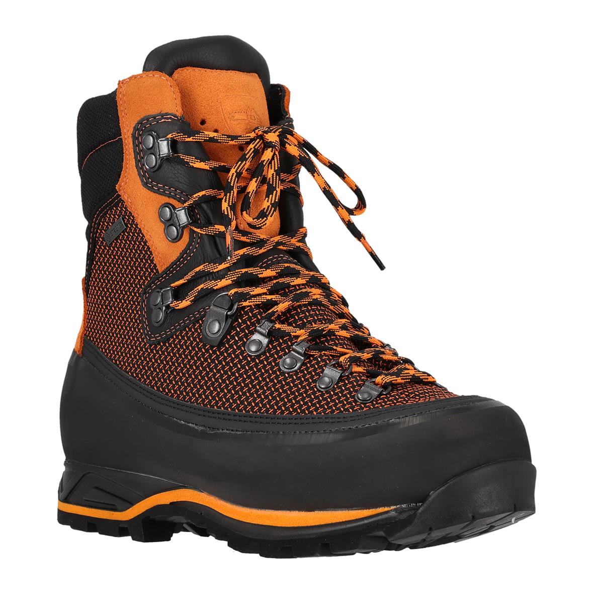 Sågskyddskänga Jalas 1988 GTX i orange och svart med snörning och robust sula
