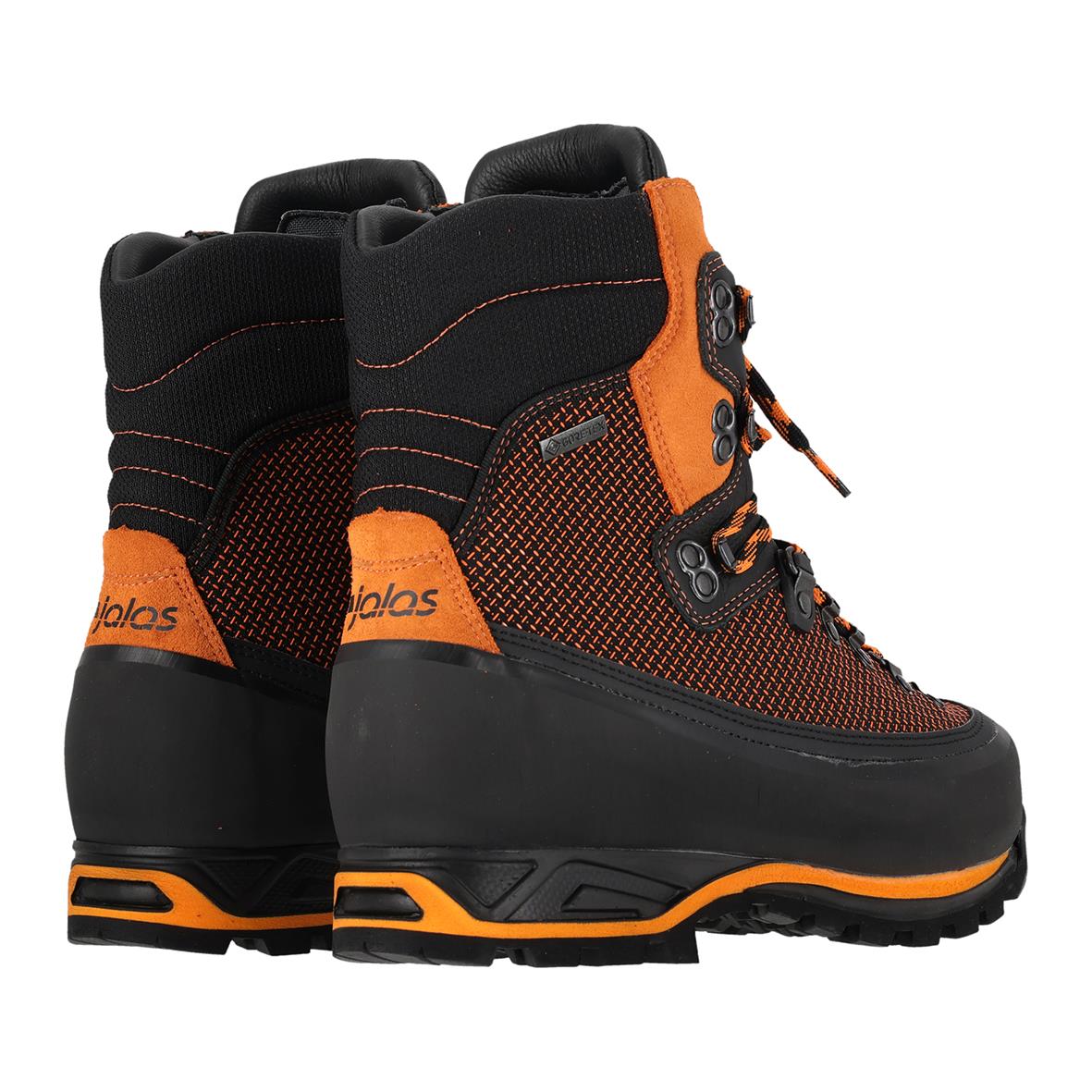 Sågskyddskänga Jalas 1988 GTX i svart och orange med robust sula