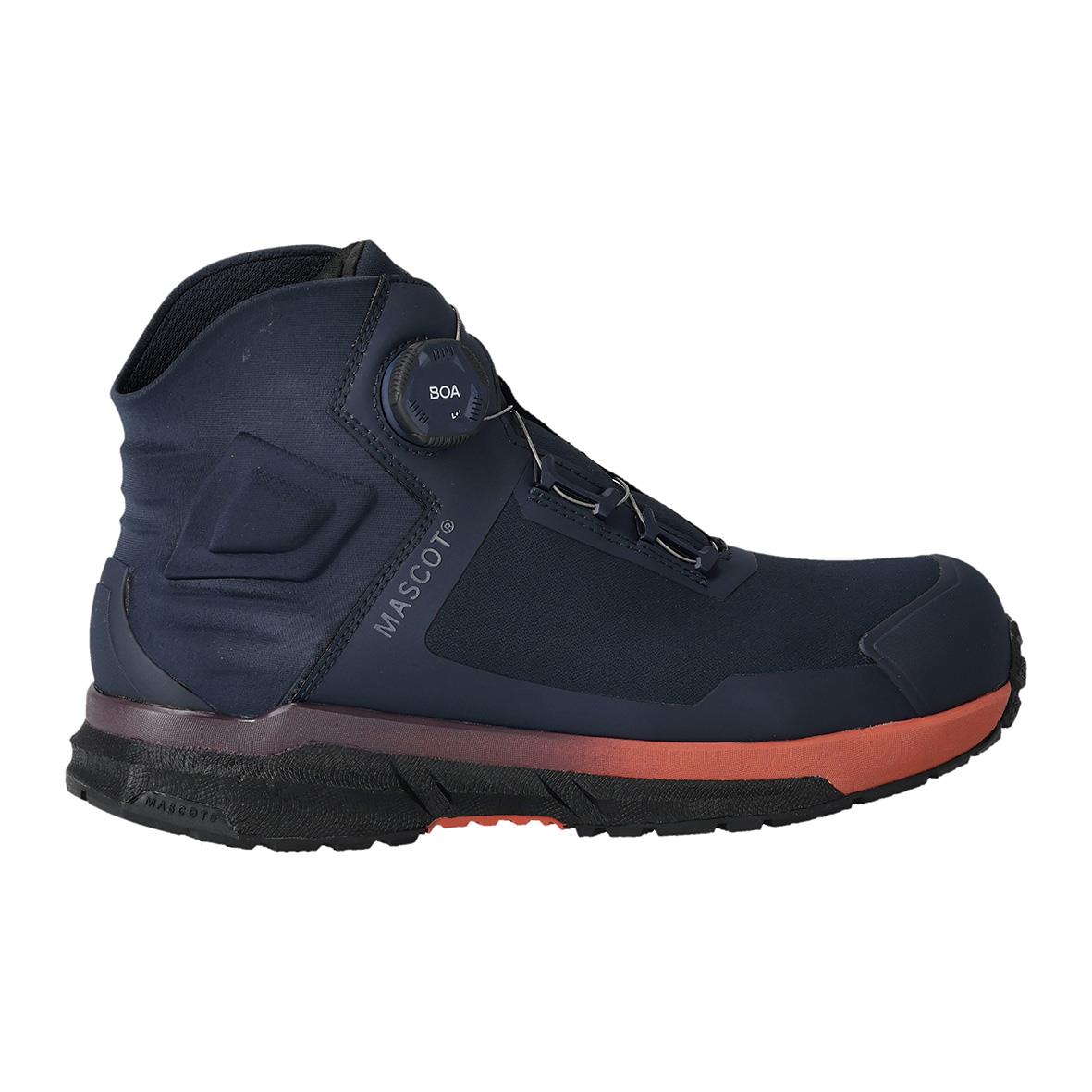 Skyddskänga Mascot F1681-704 S3S Boa mörk marin/vinröd, storlek 36
